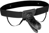 Lux Fetish Unisex Vibrating Hollow Double Penetration Strap-On D Strap On Sextoys